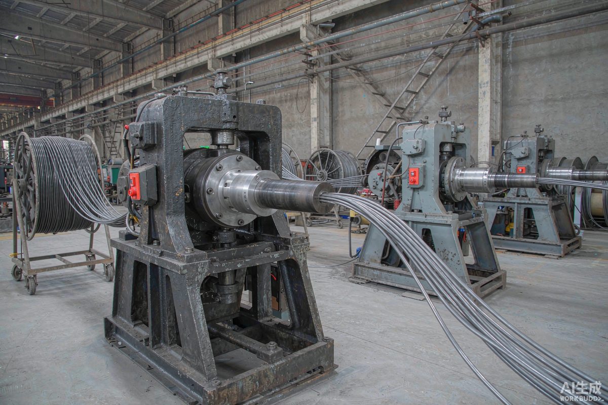 Automated steel nail production line drawing wire and forming nails