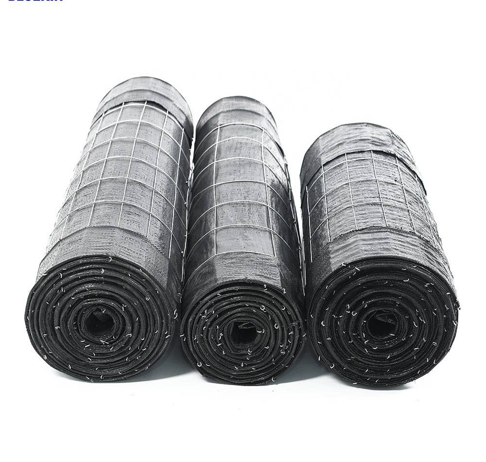 Black Wire Backed PP Silt Fence