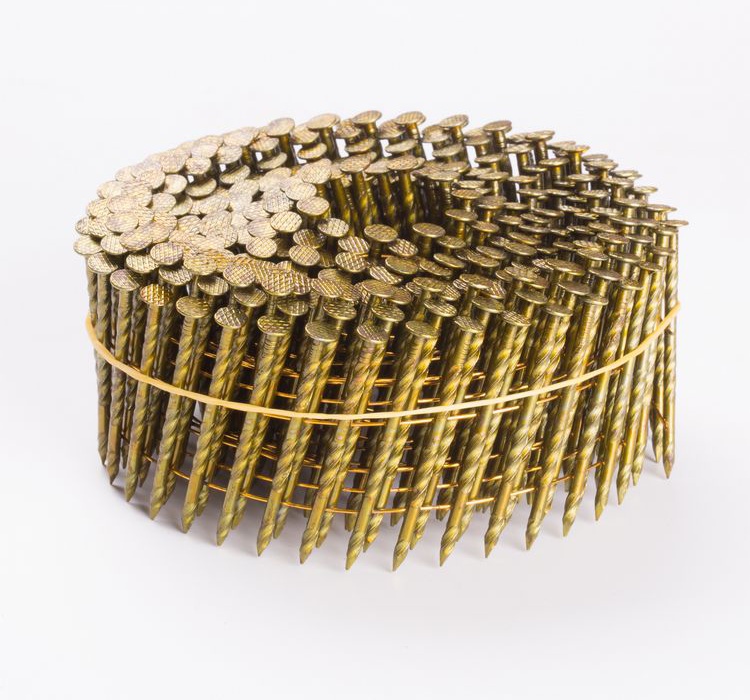 Electro Galvanized Ring Shank Coil Pallet Nails